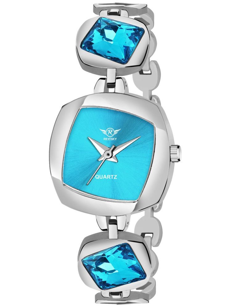     			REESKY Silver Metal Analog Womens Watch