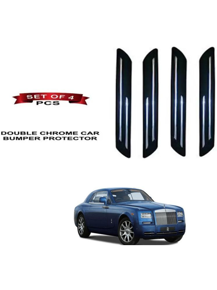     			RONISH Rubber Car Bumper Protector Guard (Double Chrome) For Rolls Royce Phantom Coupe