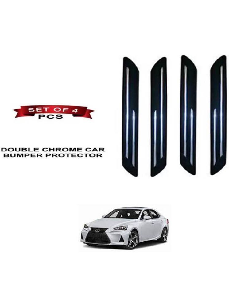     			RONISH Rubber Car Bumper Protector Guard (Double Chrome) For Universal For Car Lexus