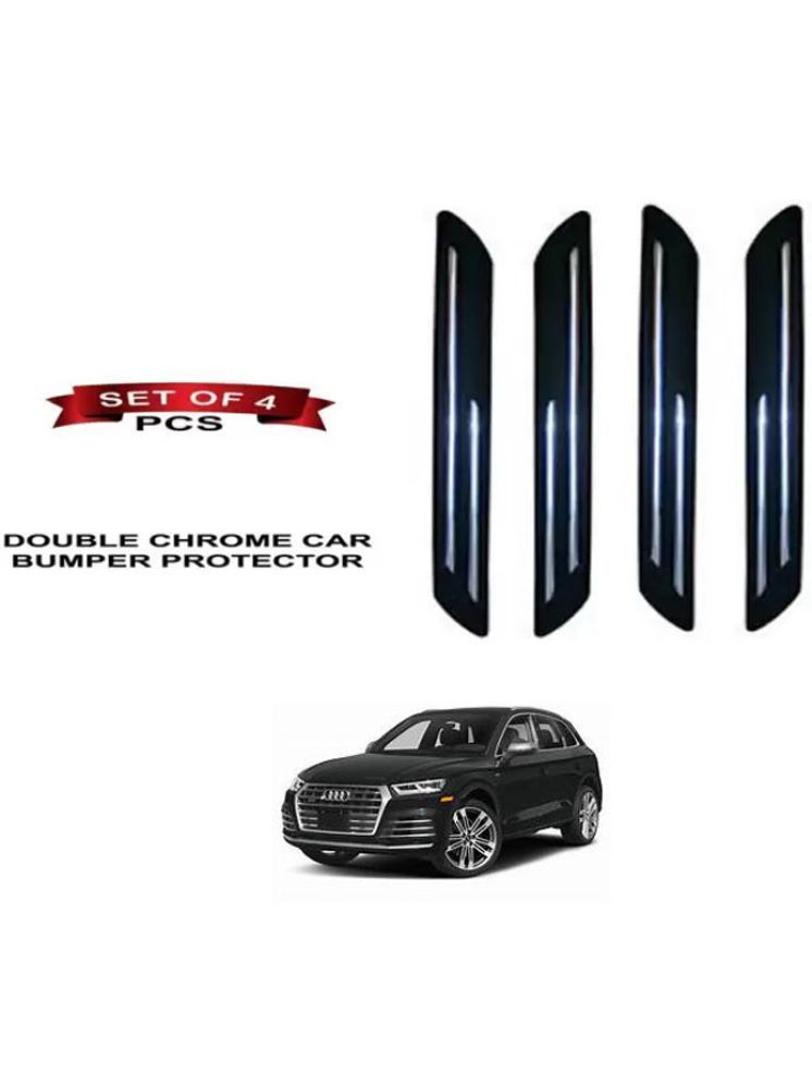     			RONISH Rubber Car Bumper Protector Guard (Double Chrome) For Audi SQ5