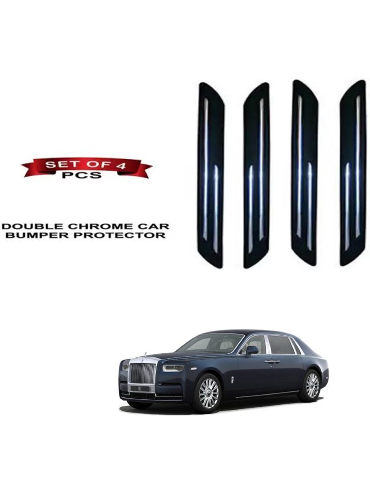     			RONISH Rubber Car Bumper Protector Guard (Double Chrome) For Rolls Royce Phantom VIII