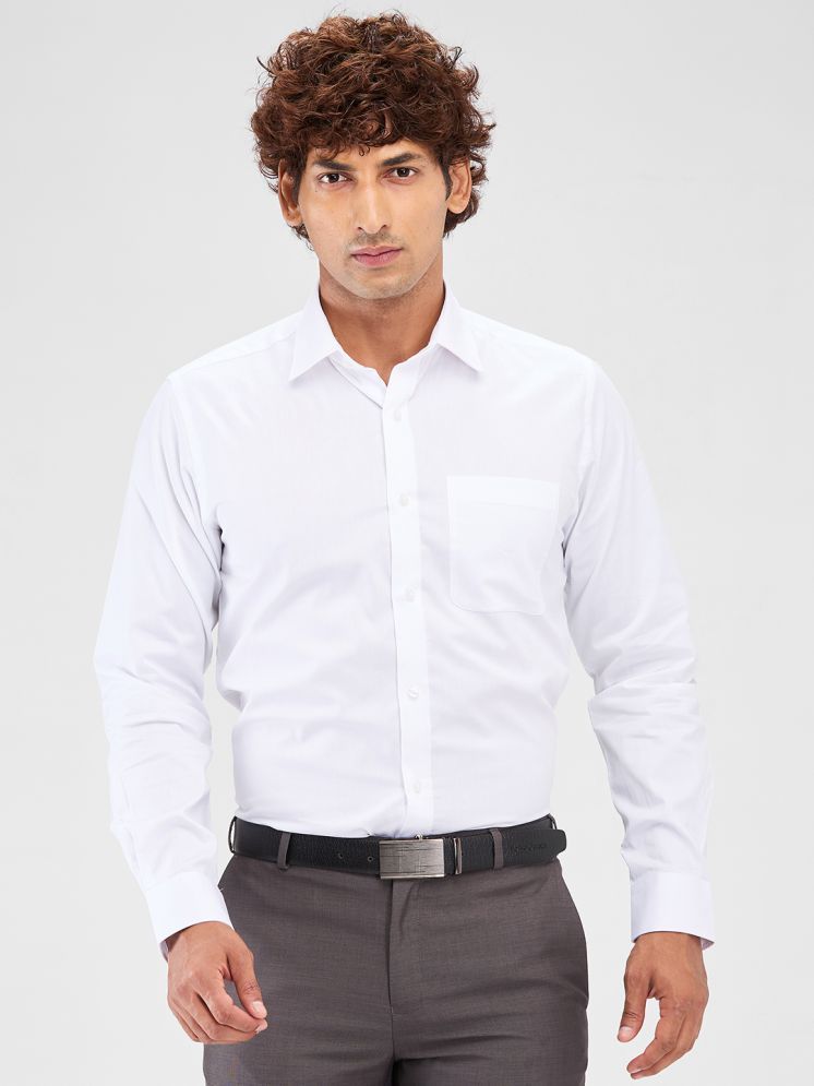     			Raymond Cotton Slim Fit Full Sleeves Men's Formal Shirt - White ( Pack of 1 )