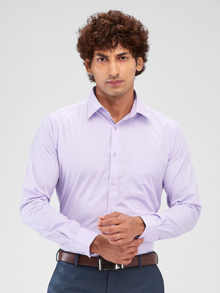     			Raymond Cotton Slim Fit Full Sleeves Men's Formal Shirt - Purple ( Pack of 1 )