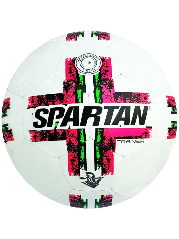     			Spartan Multicolor Synthetic Leather Football ( Pack of 1 )