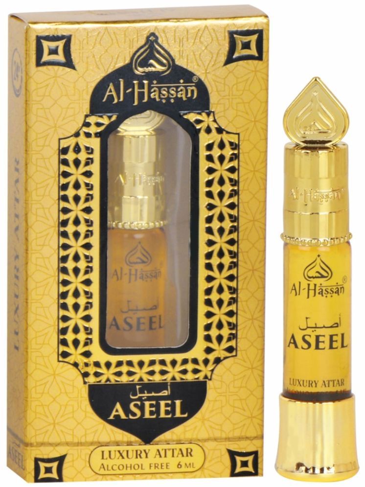     			Al - Hassan Aseel Attar For Men & Women - 6ml Alcohol Free Attar