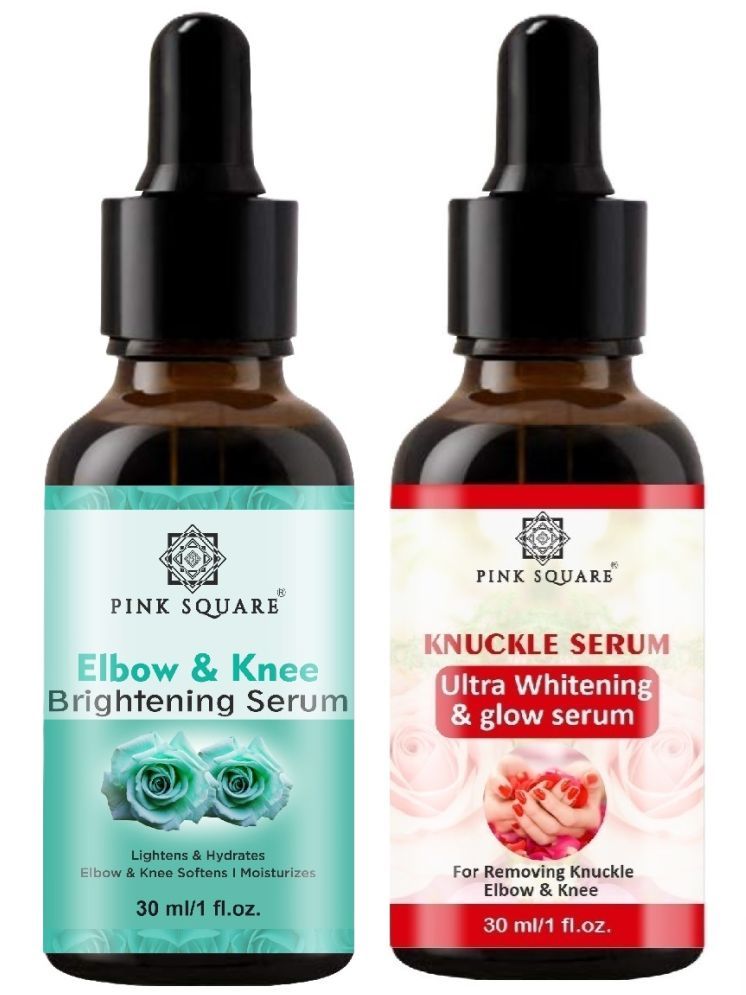     			Elbow and Knee Brightening Serum for Remove Dark Skin & Knuckle Serum for Ultra Whiten & Glowing Skin (Each,30ml) - Set of 2 Items