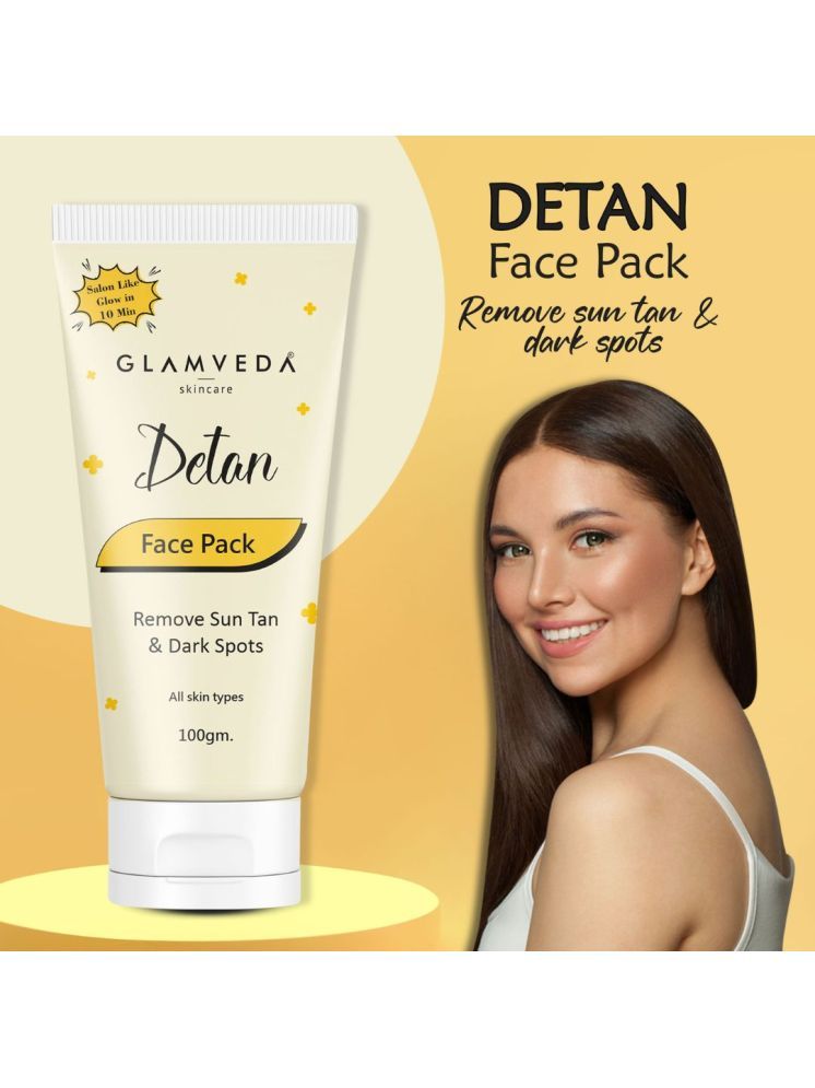     			Glamveda - Tan Removal Face Pack for All Skin Type ( Pack of 1 )