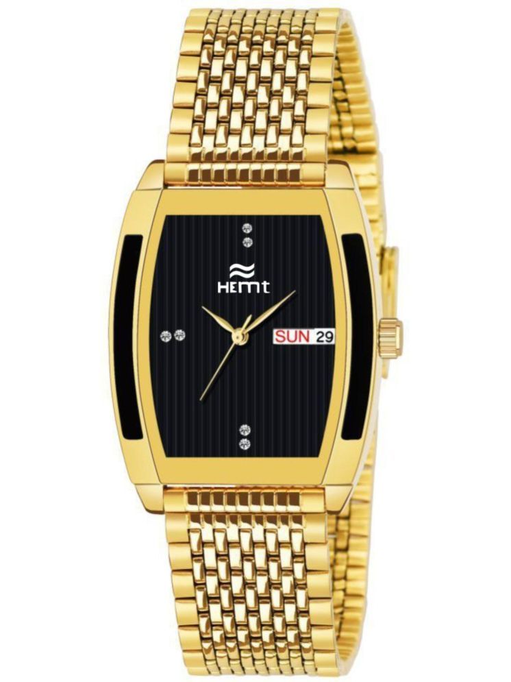     			Hemt Gold Stainless Steel Analog Men's Watch