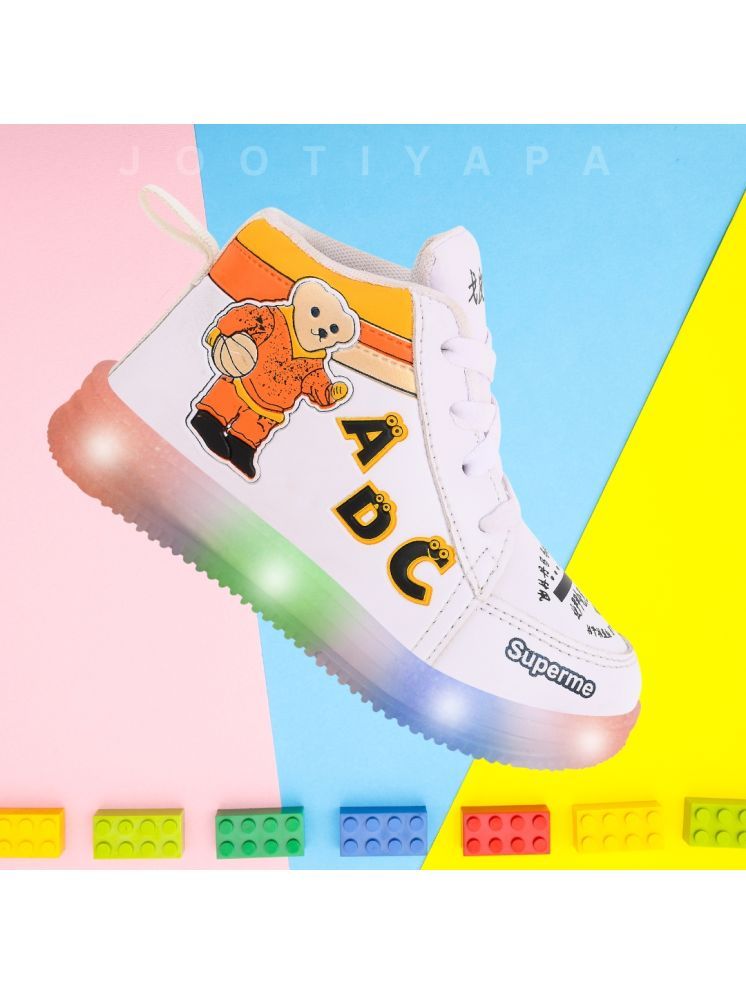     			Jootiyapa - Orange Boy's LED Shoes ( 1 Pair )