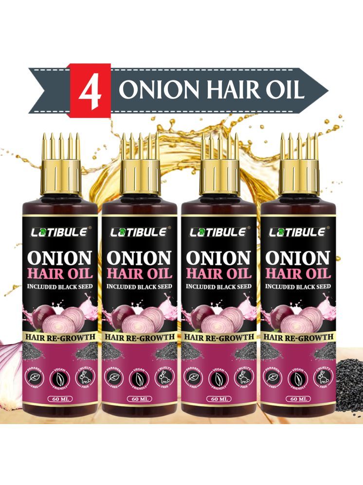     			Latibule Anti Dandruff Onion Oil 60 ml ( Pack of 4 )