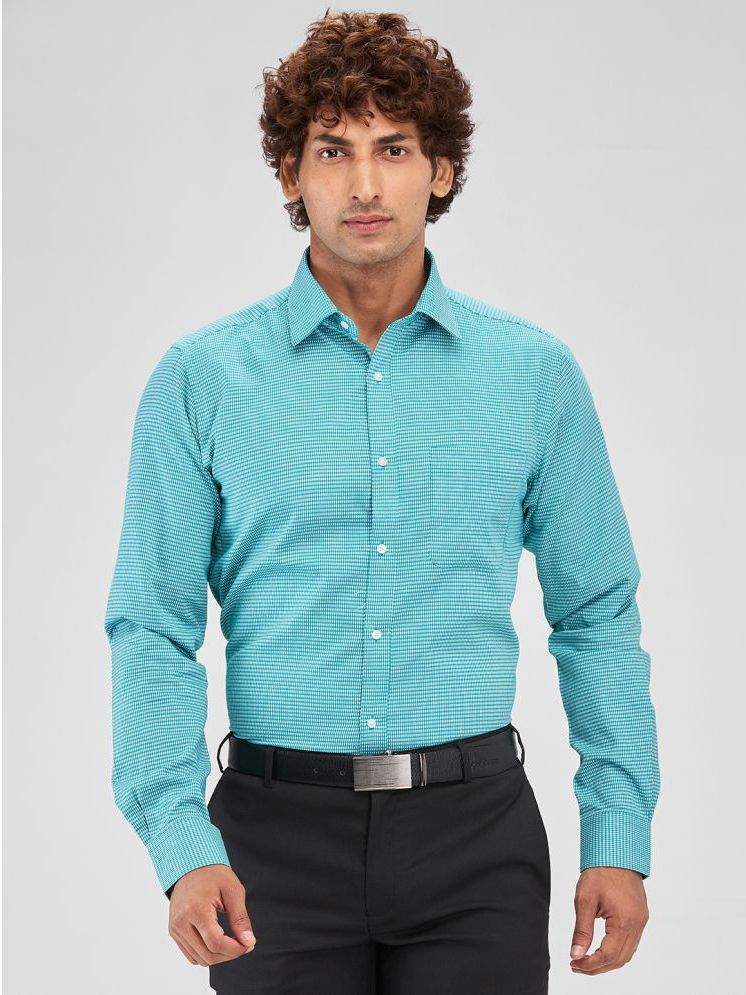     			Raymond Cotton Slim Fit Full Sleeves Men's Formal Shirt - Green ( Pack of 1 )