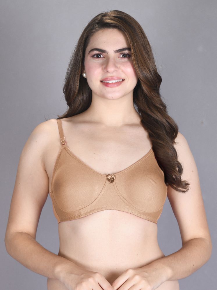     			lux venus Beige Cotton Non Padded Women's T-Shirt Bra ( Pack of 1 )