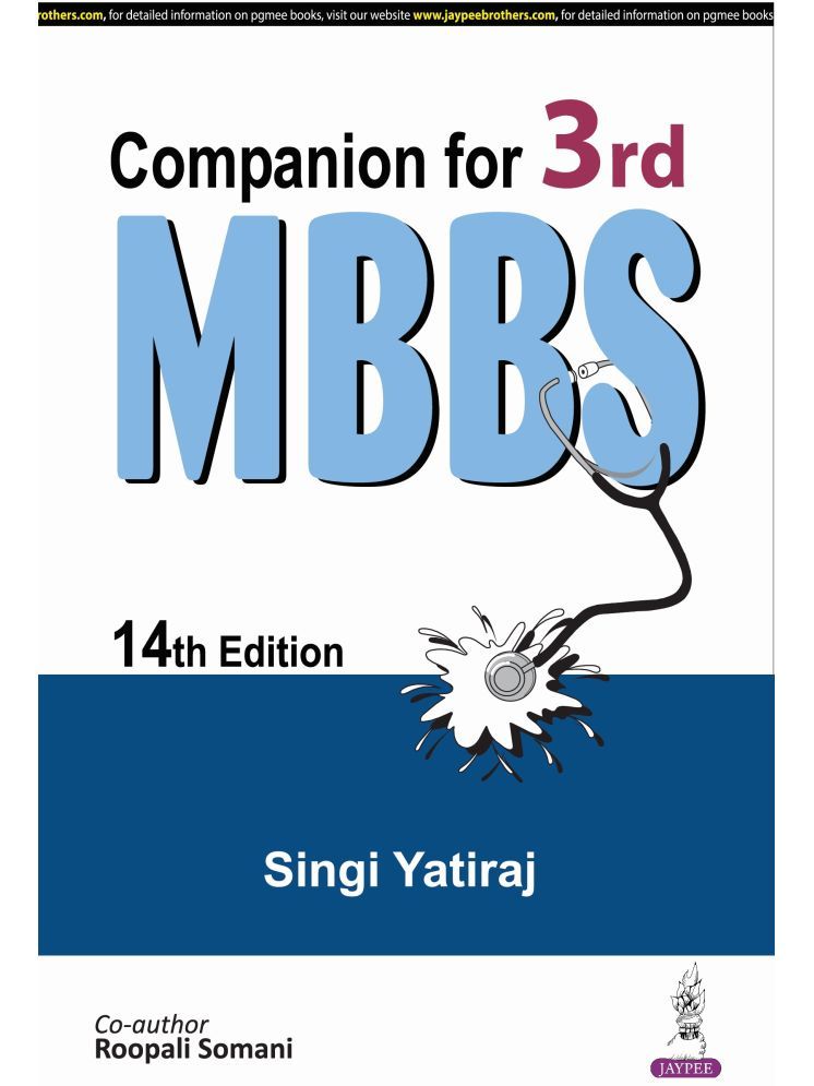     			Companion for 3rd MBBS 14th Edition