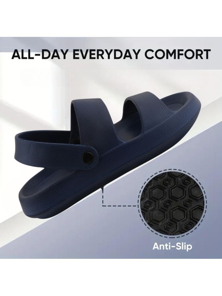     			Jootiyapa Blue Men's Slide Flip Flop