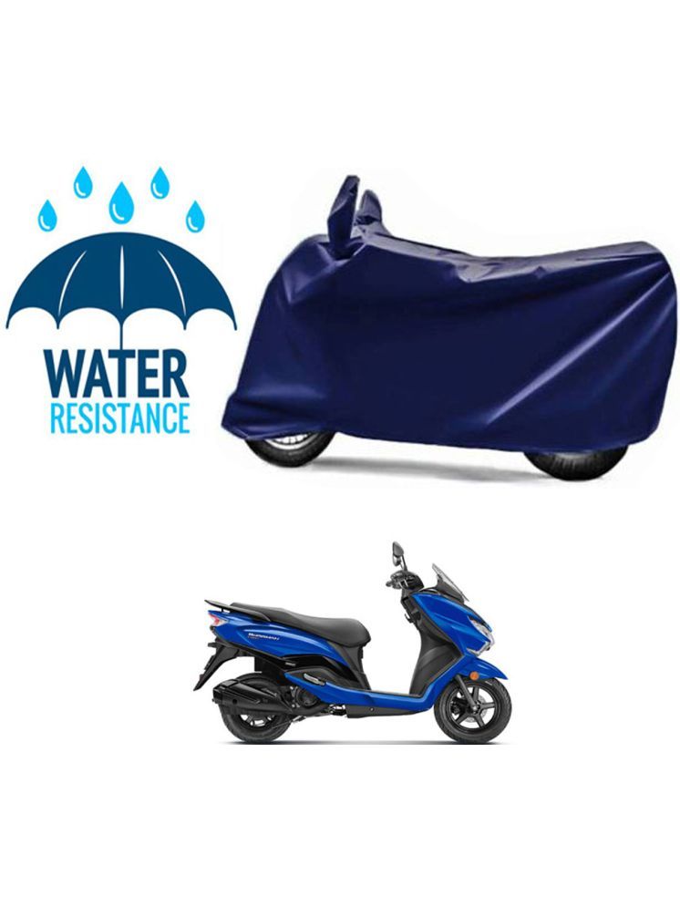     			RONISH Bike Body Cover for Suzuki All Bike Models ( Pack of 1 ) , Blue