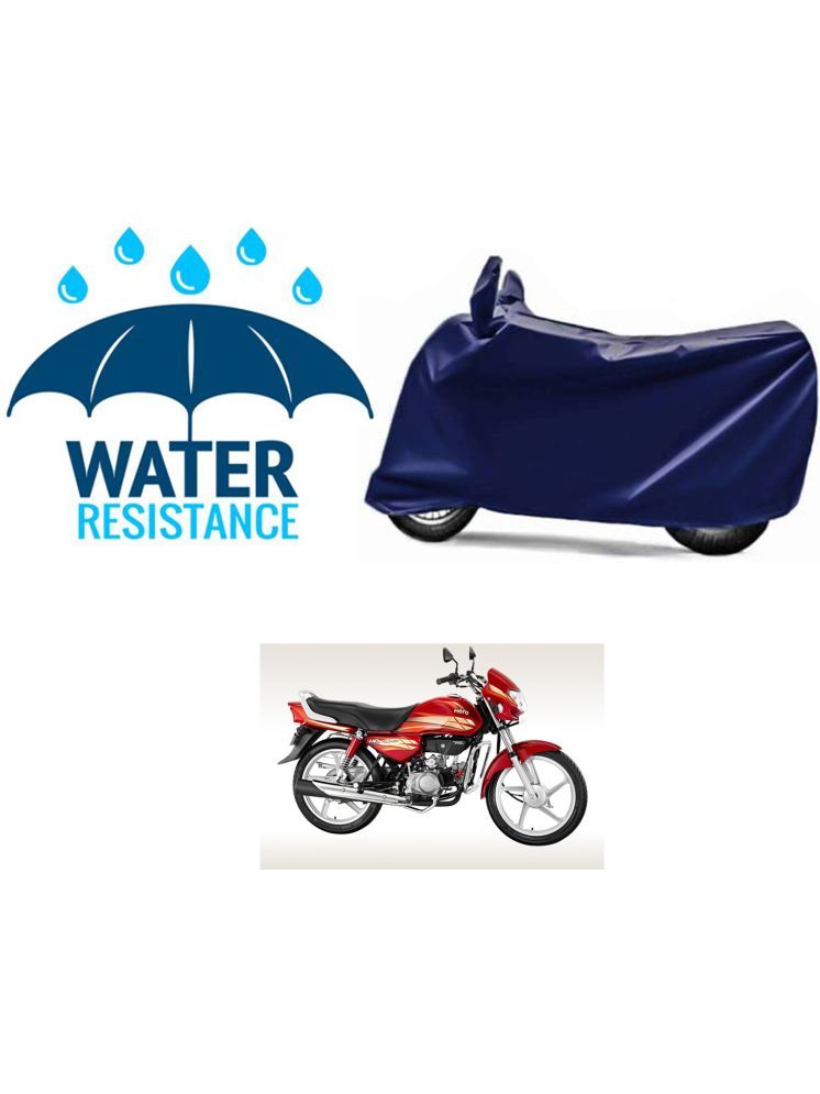     			RONISH Bike Body Cover for Hero HF Deluxe Eco ( Pack of 1 ) , Blue