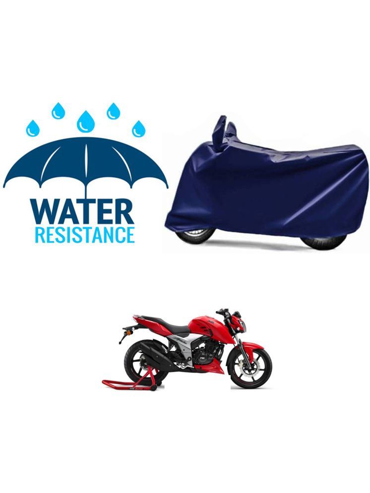     			RONISH Bike Body Cover for TVS Apache RTR 200 4V Carb ( Pack of 1 ) , Blue