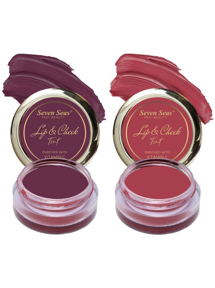     			Seven Seas Tint Enriched With Vitamin C For Lips,Cheeks and Eye (Mandy,Wine Berry 8g) pack of 2