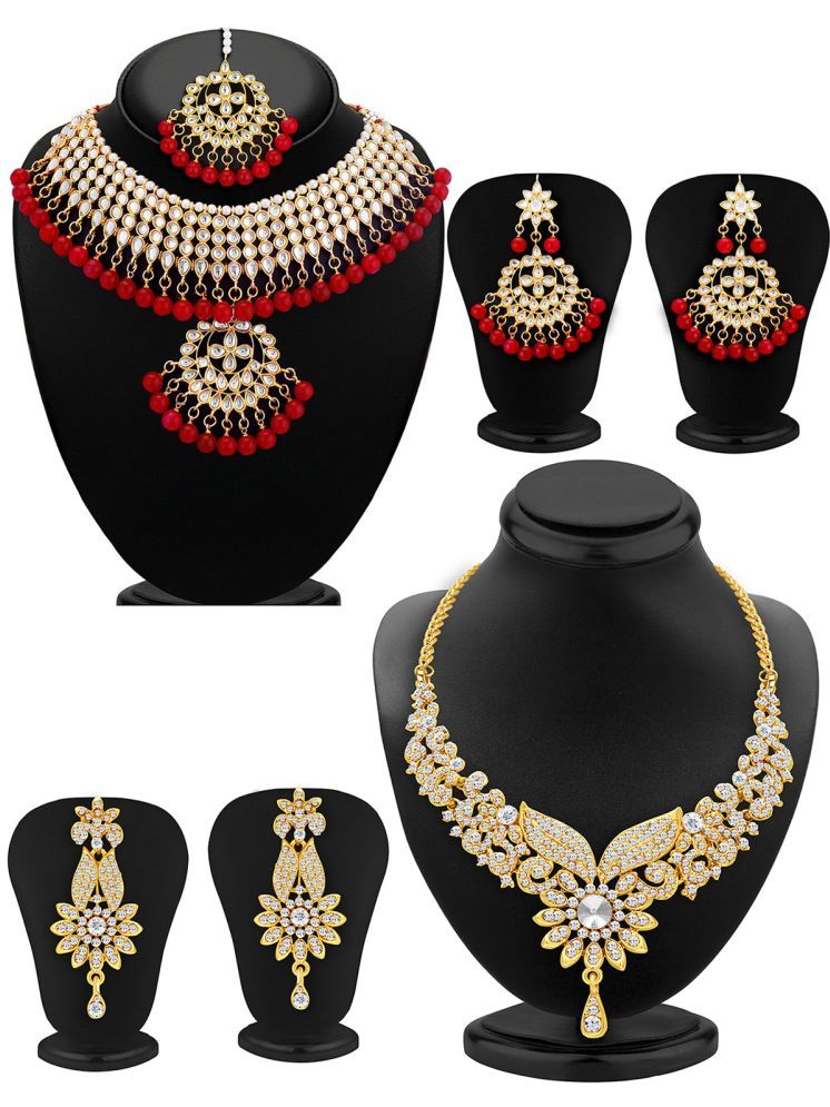     			Sukkhi Multi Color Alloy Necklace Set ( Pack of 1 )