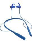 MZ In-the-ear Bluetooth Headset with Upto 25h Talktime Noise Cancellation - Blue