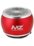 MZ S2 3 W Bluetooth Speaker Bluetooth V 5.0 with SD card Slot Playback Time 6 hrs Red