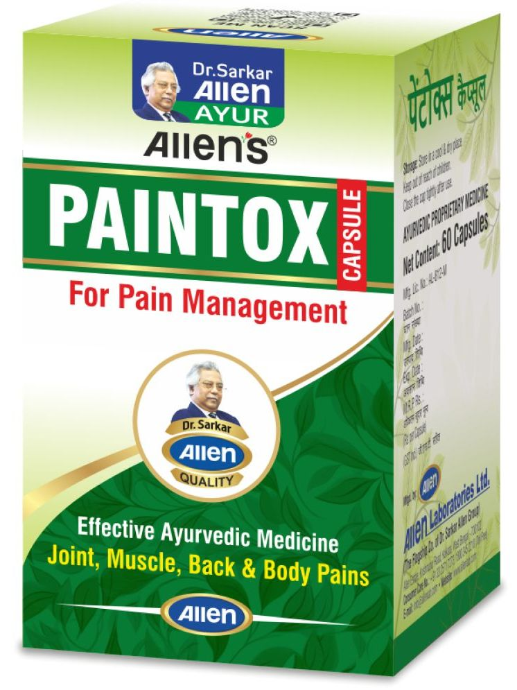     			ALLEN Paintox 60 capsules (Pack of 2) Capsule 60 no.s Pack Of 2