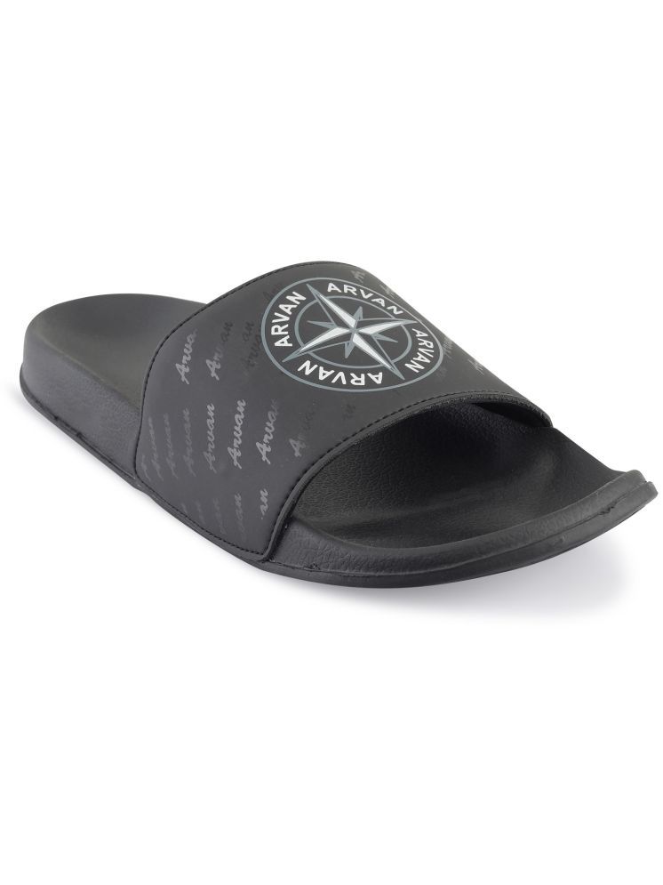     			ARVAN Navy Men's Slide Flip Flop