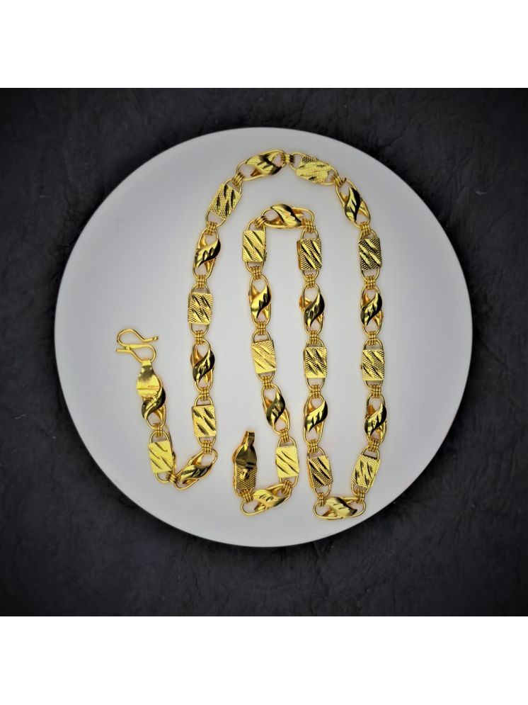     			Charms Gold Plated Chain ( Pack of 1 )