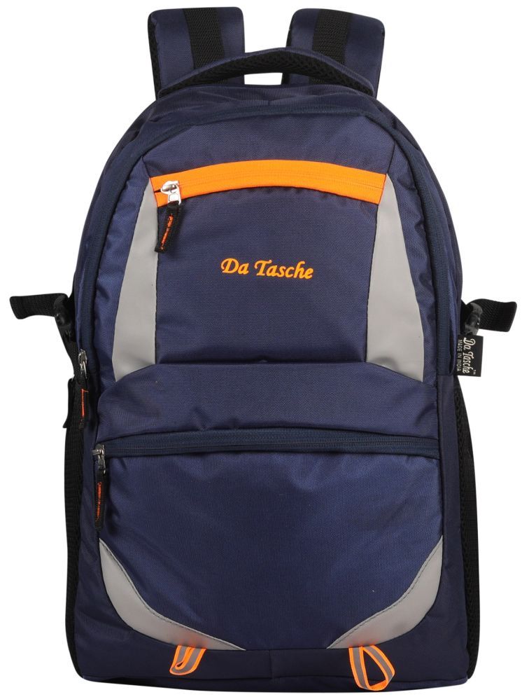     			Da Tasche Navy Blue Polyester Backpack For Kids