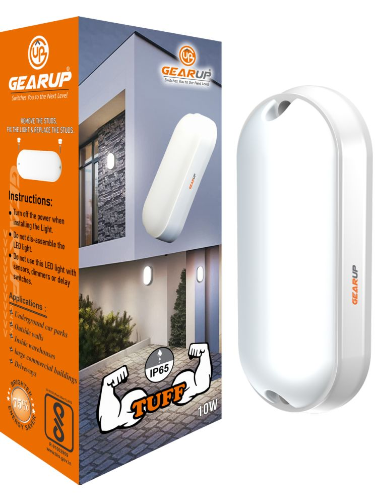     			Gearup 10W Warm White LED Bulb ( Single Pack )