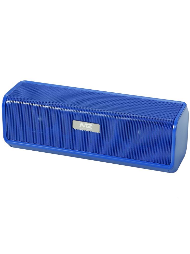     			MZ M407SP 10 W Bluetooth Speaker Bluetooth v5.0 with SD card Slot Playback Time 6 hrs Blue