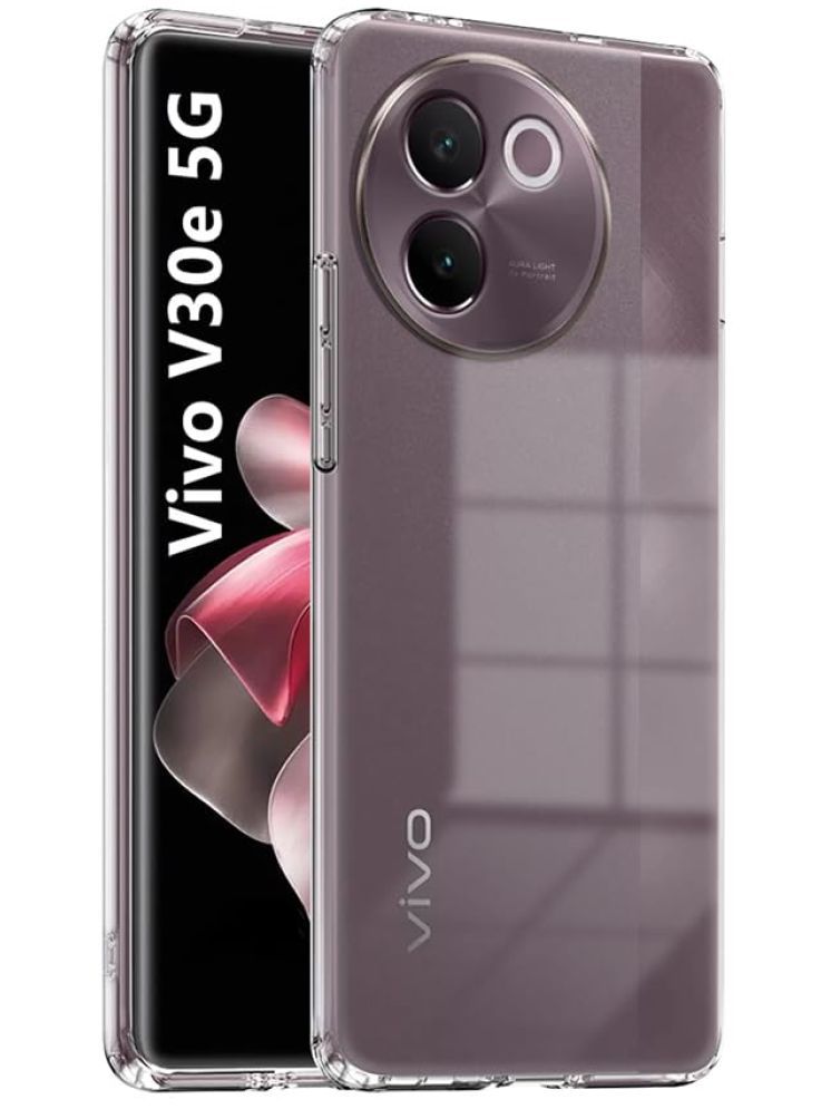     			Megha Star*** Plain Cases Compatible For Silicon VIVO V30E 5G ( Pack of 1 )