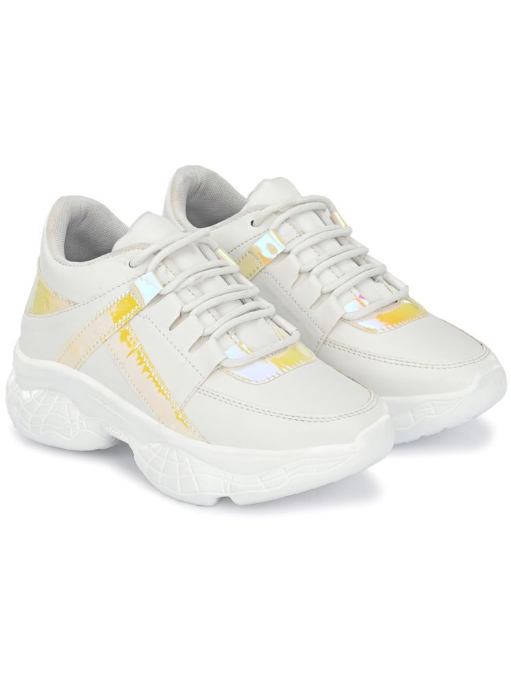     			NARKI Gold Women's Sneakers