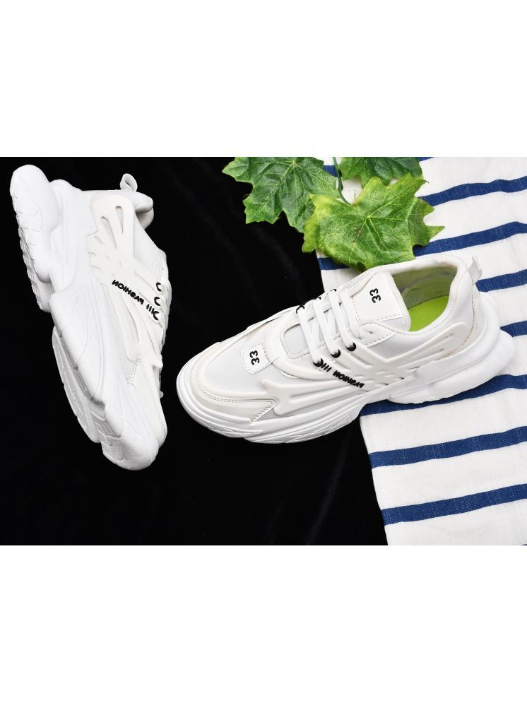     			ORIESTAR Men's Casual Sports Shoe  White Men's Lifestyle Shoes