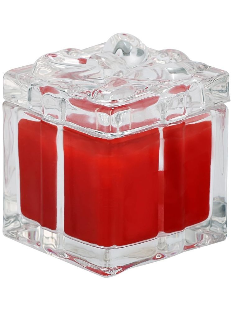     			Parkash Candles Red Floral Votive Candle 5.715 cm ( Pack of 1 )