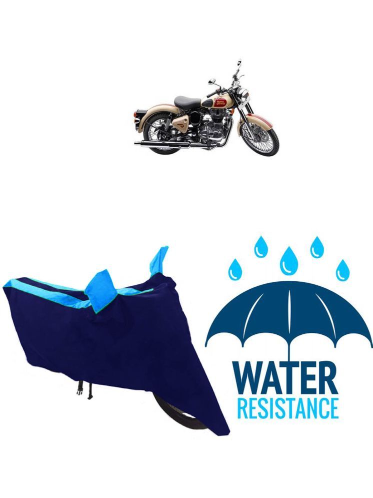     			RONISH Bike Body Cover for Royal Enfield Bullet 500 ( Pack of 1 ) , Blue