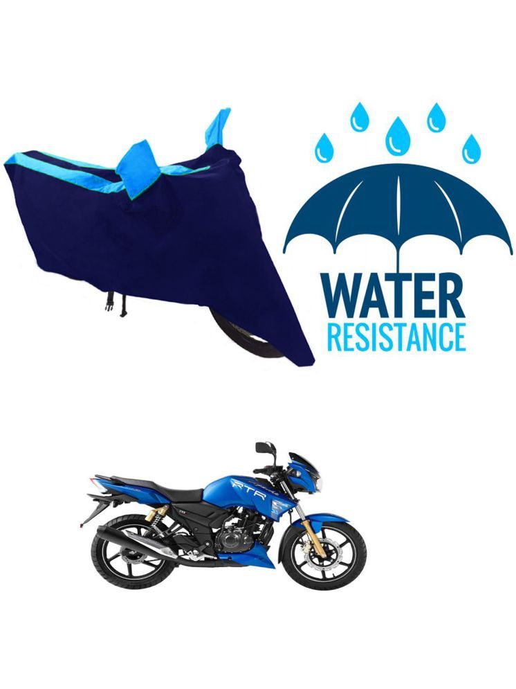     			RONISH Bike Body Cover for TVS Apache RTR 180 ( Pack of 1 ) , Blue