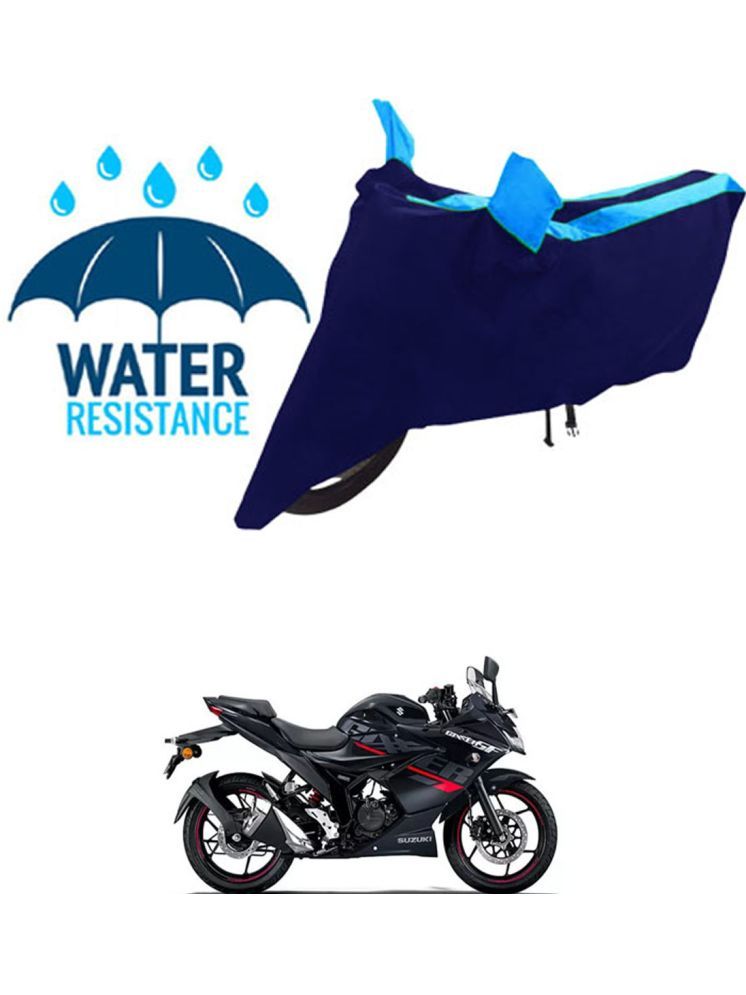     			RONISH Bike Body Cover for Suzuki Gixxer SF Fi ( Pack of 1 ) , Blue