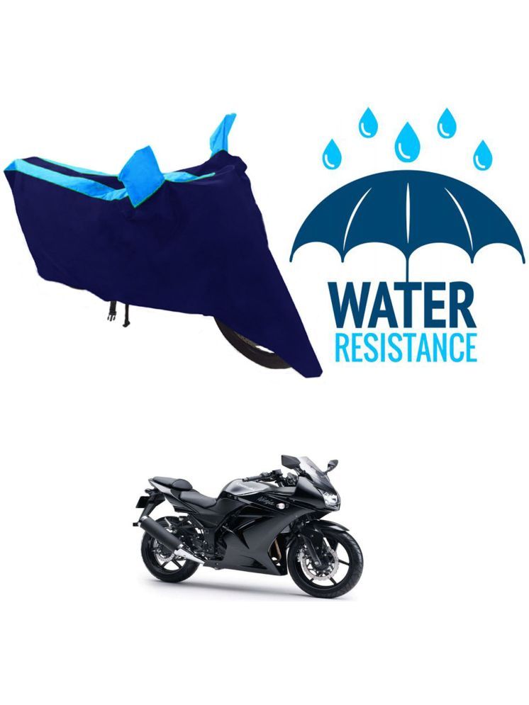     			RONISH Bike Body Cover for Kawasaki Ninja 250 ( Pack of 1 ) , Blue