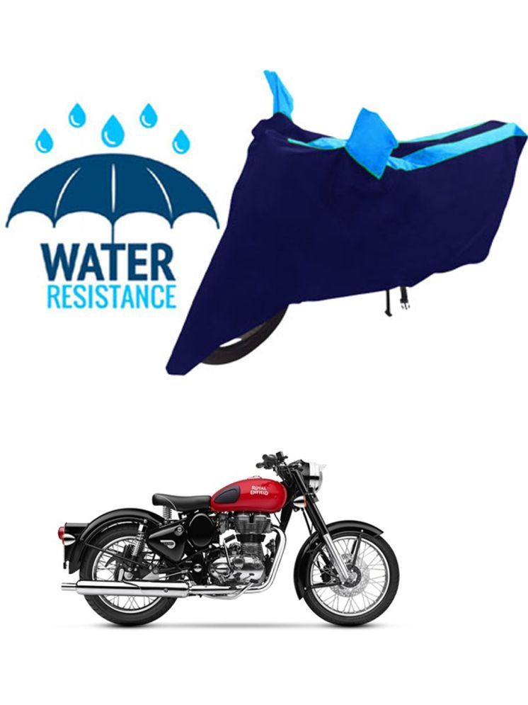     			RONISH Bike Body Cover for Royal Enfield All Bike Models ( Pack of 1 ) , Blue