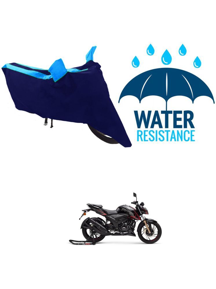     			RONISH Bike Body Cover for TVS Apache RTR 200 4V Carb ( Pack of 1 ) , Blue