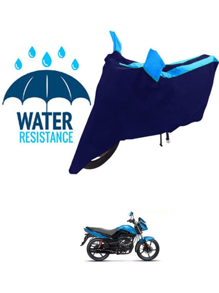     			RONISH Bike Body Cover for Hero Splendor Plus ( Pack of 1 ) , Blue