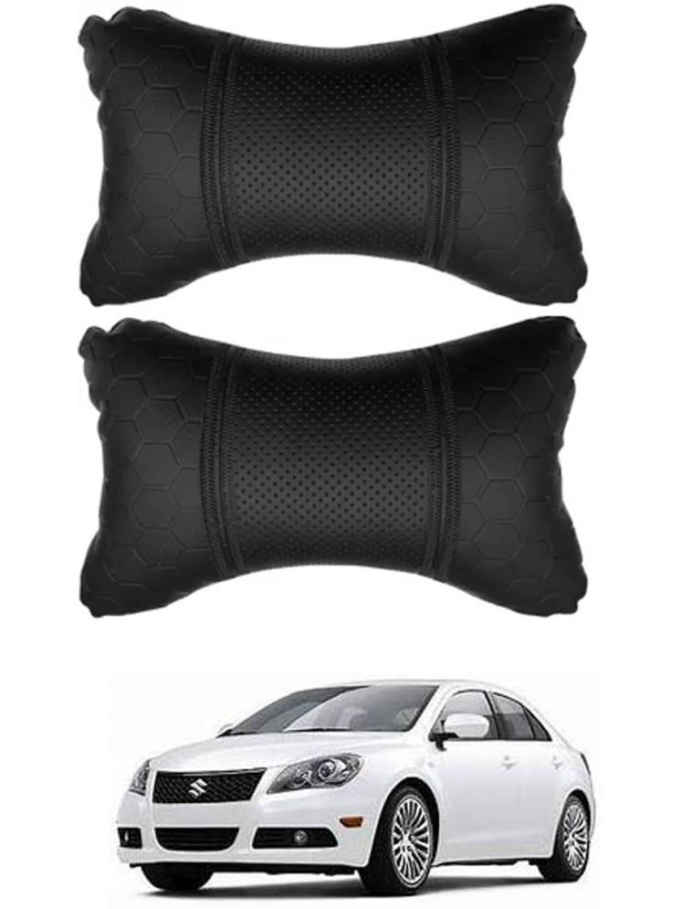     			RONISH Neck Cushions Set of 2 Black