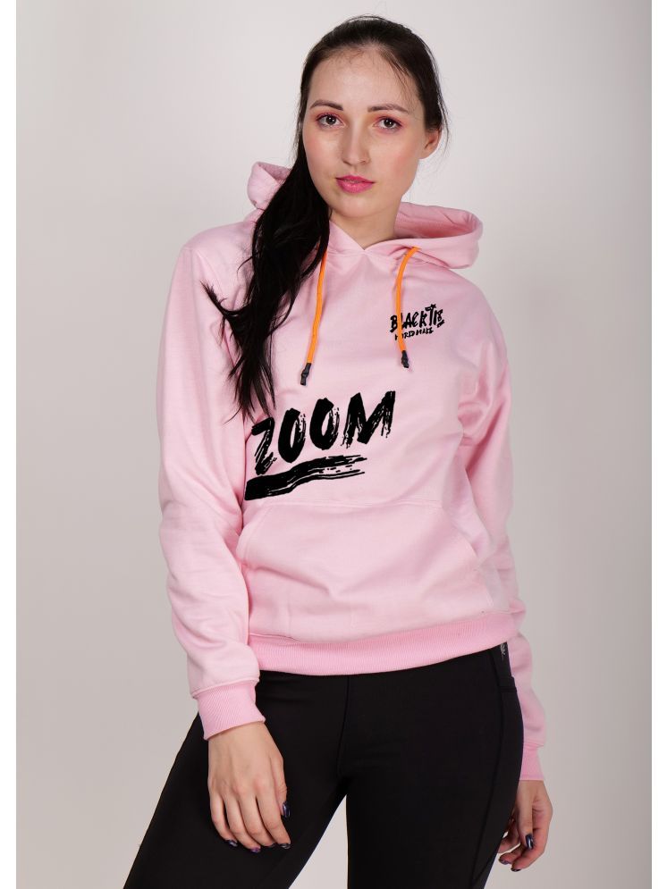     			fashion and youth Cotton Blend Women's Hooded Sweatshirt ( Pink )