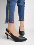 Shoetopia - Black Women's Mules Heels