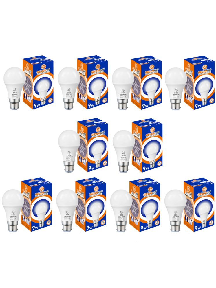     			Gearup 9W Cool Day Light LED Bulb ( pack of 10 )