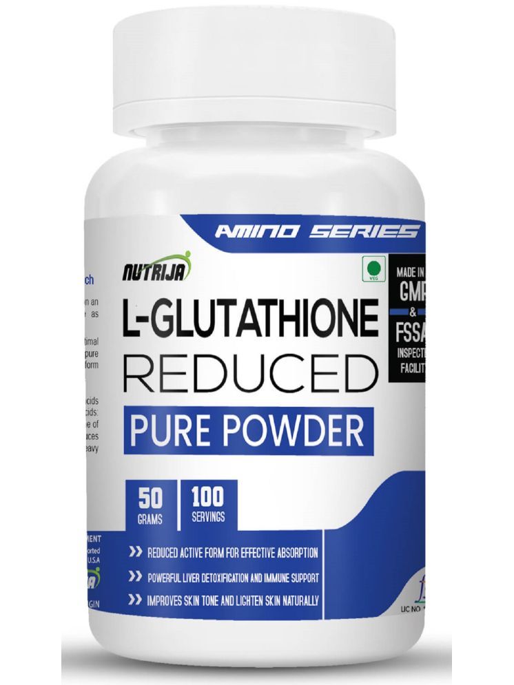     			NUTRIJA L-Glutathione Reduced 100% Pure Powder - 50 gm Powder