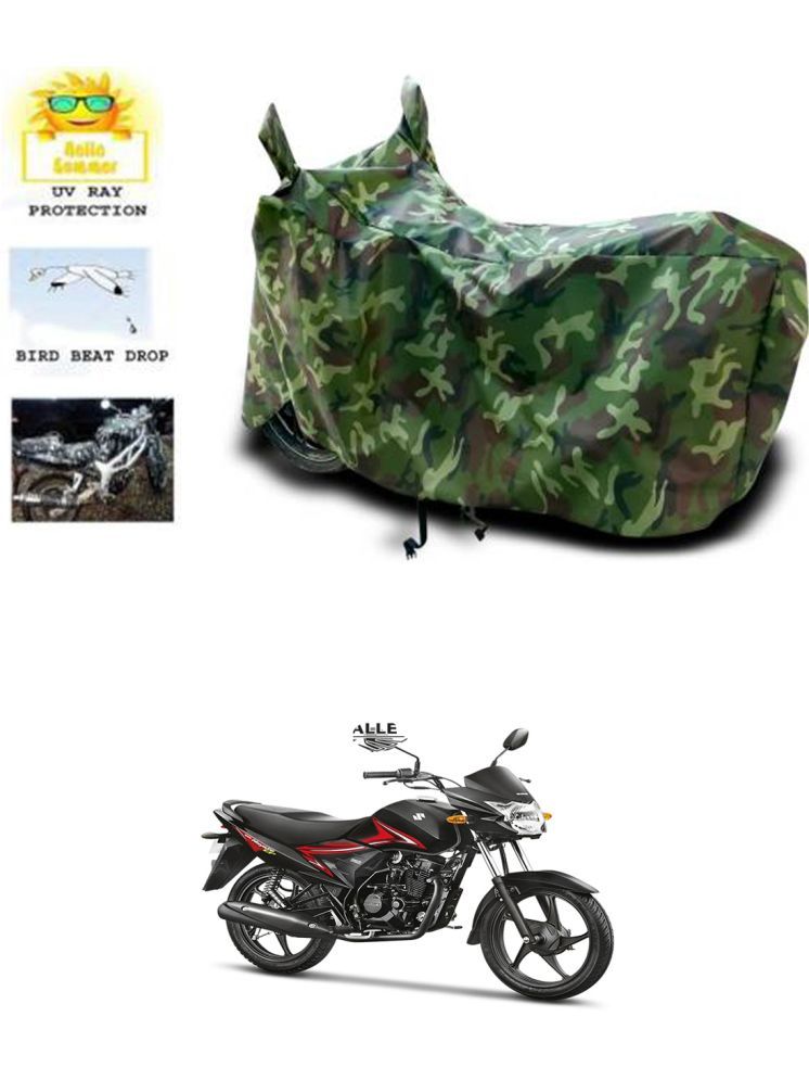     			RONISH Bike Body Cover for Suzuki Hayate EP ( Pack of 1 ) , Multicolour