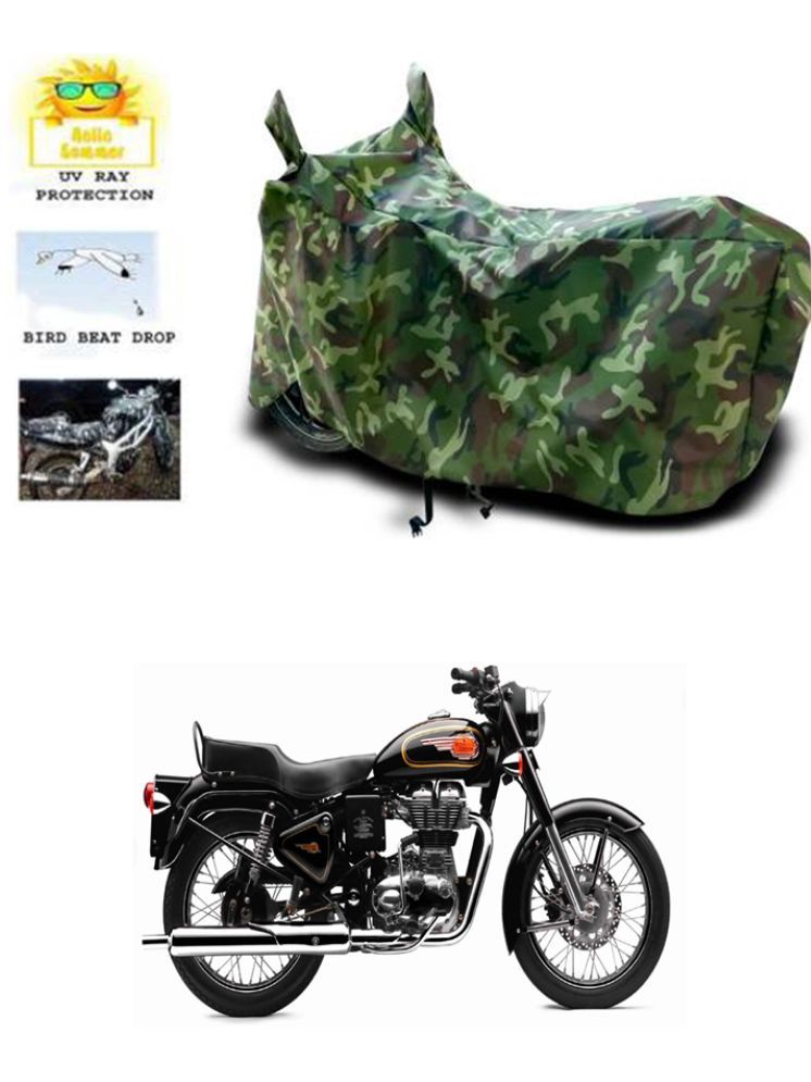     			RONISH Bike Body Cover for Royal Enfield Bullet 350 ( Pack of 1 ) , Multicolour