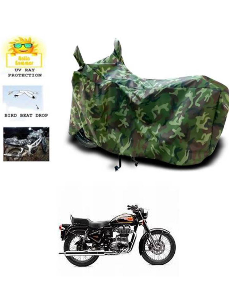     			RONISH Bike Body Cover for Royal Enfield Bullet 500 ( Pack of 1 ) , Multicolour